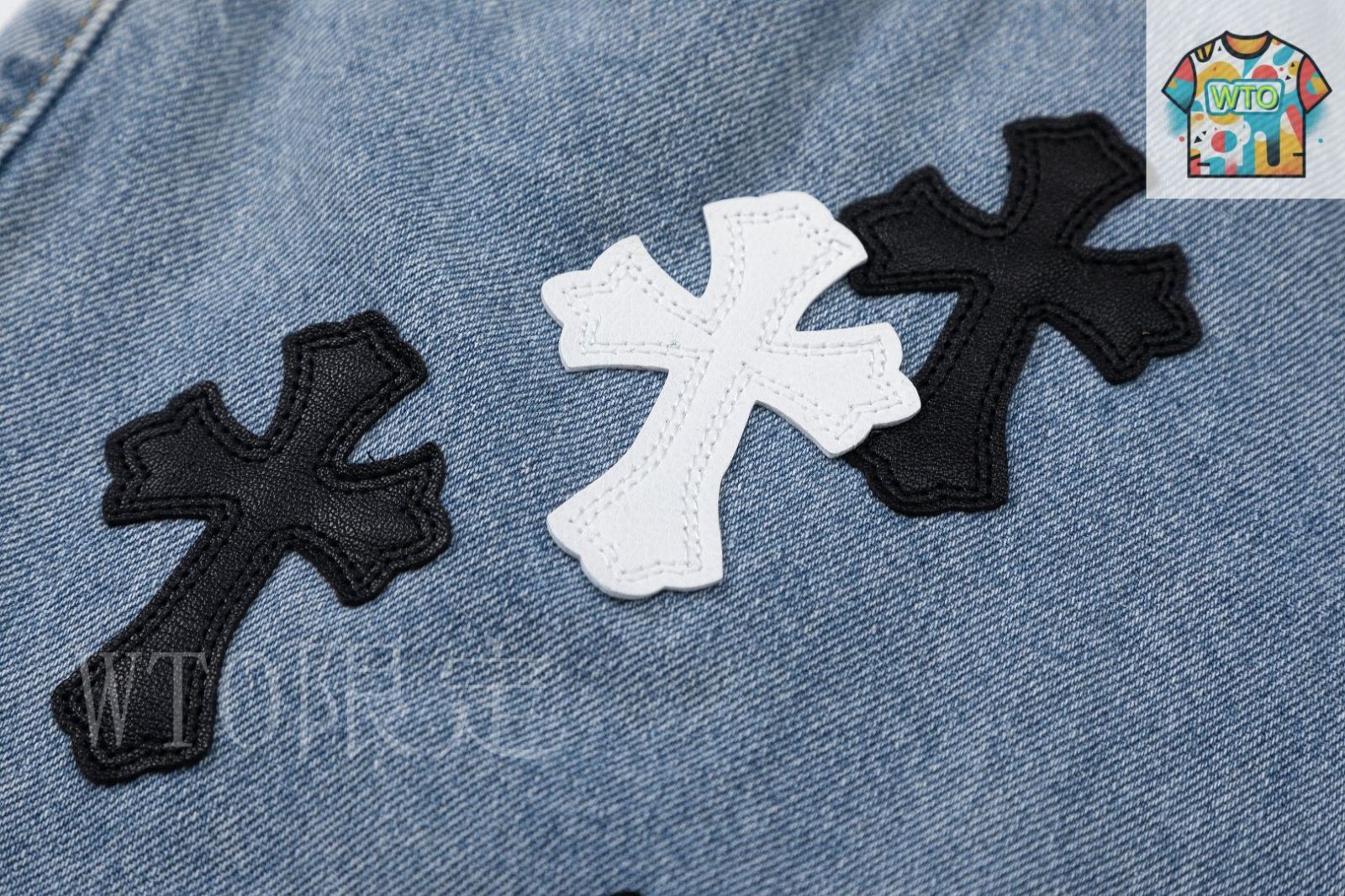 今日特価】Chrome Hearts CH クロムハーツ 十字架刺繍
