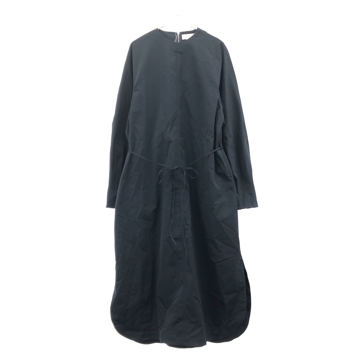 HYKE ハイク 22AW コットンロングワンピース 222-16144 ネイビー 2