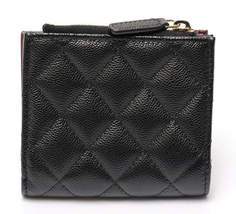 シャネル / CHANEL マトラッセ クラシック スモール ウォレット / 二  