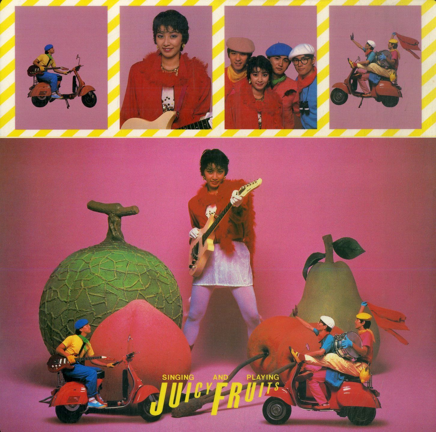 LP1枚 / JUICY FRUITS (ジューシィ・フルーツ・奥野敦子・沖山優司) / Juicy A La Mode (1980年・AF-7015-A・近田春夫プロデュース・シンセポップ・ニューウェイヴ)  - メルカリ