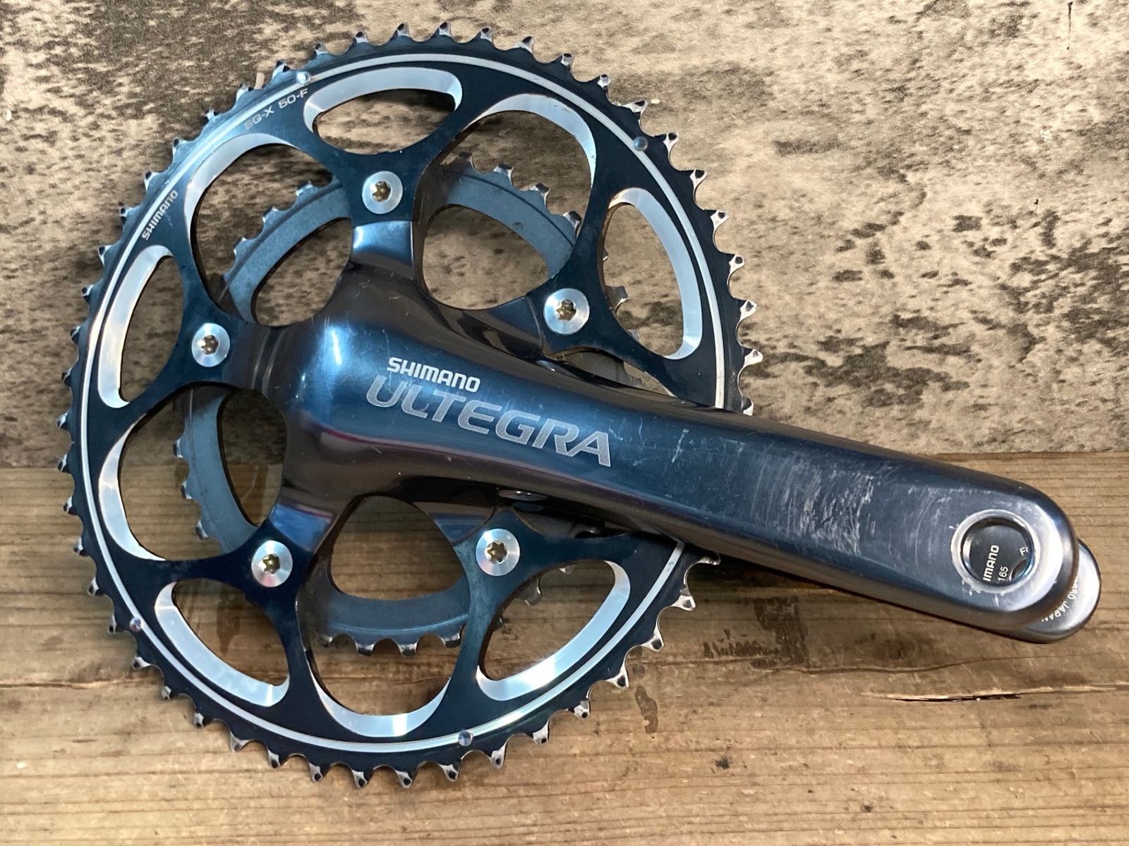 IP585 シマノ SHIMANO アルテグラ ULTEGRA FC-6650 クランクセット 50|34T 165mm