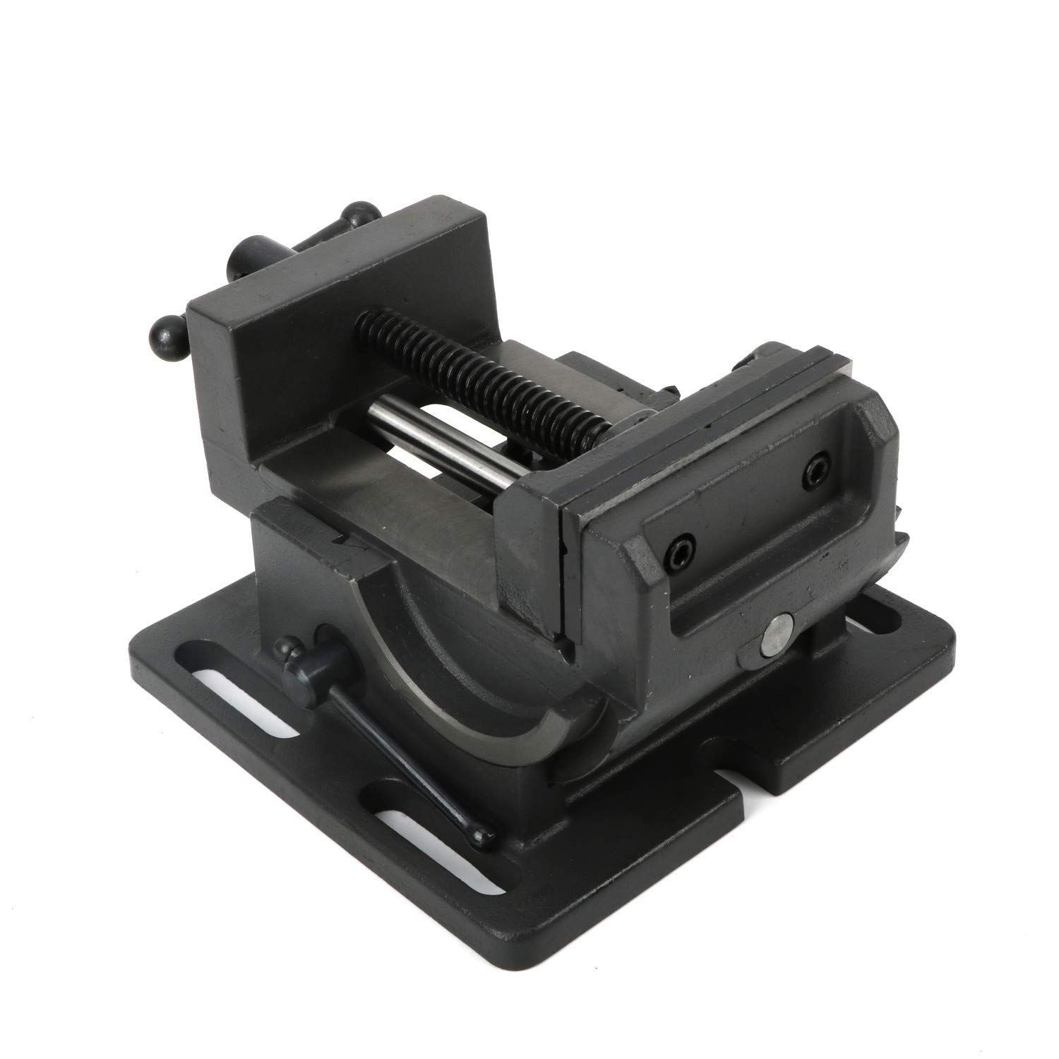 在庫処分 角度調整 左右0-90度回転 ボール盤をフライス盤 最大開口110ｍｍ 万力 や旋盤に U型 作業台 アングルバイス 卓上 アングルマシンバイス 精密バイス Nisorpa