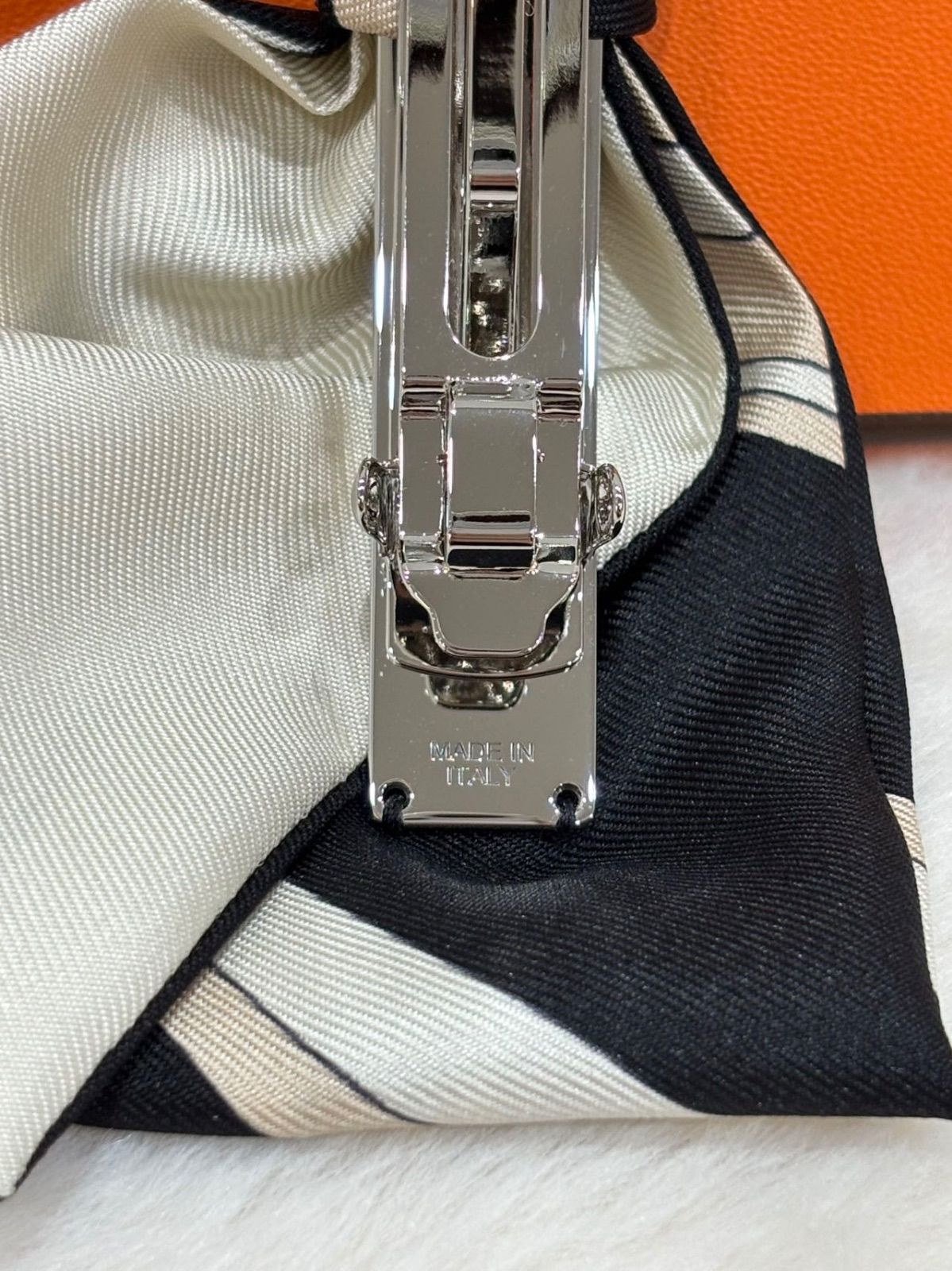 ◎HERMESエルメス リボンバレッタ|グルネル|エクスリブリス