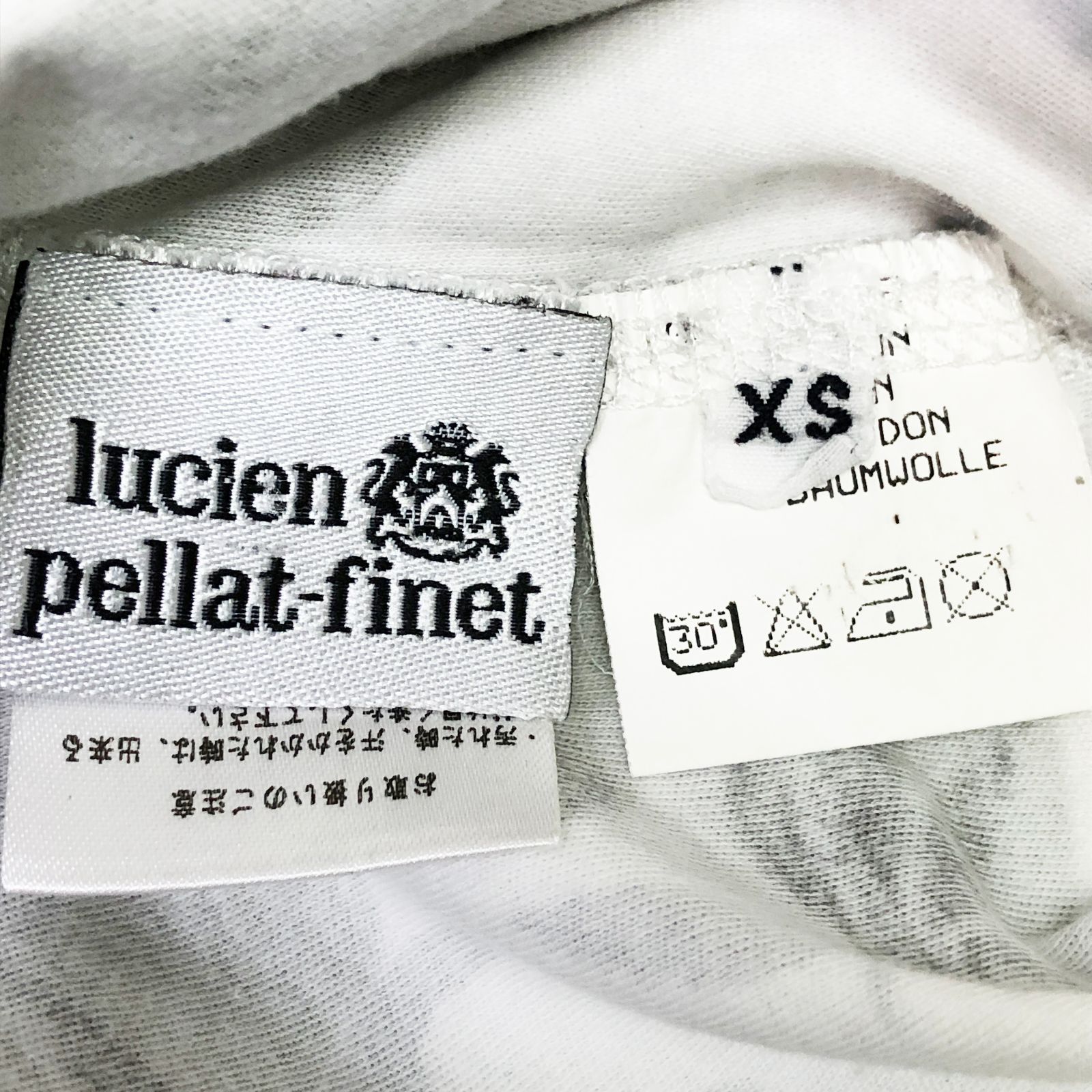 国内★lucien pellat-finet★スカル＆LPF PARIS カモフラージュT ルシアン ペラフィネのゴルフラインからカモフラージュ柄の新作