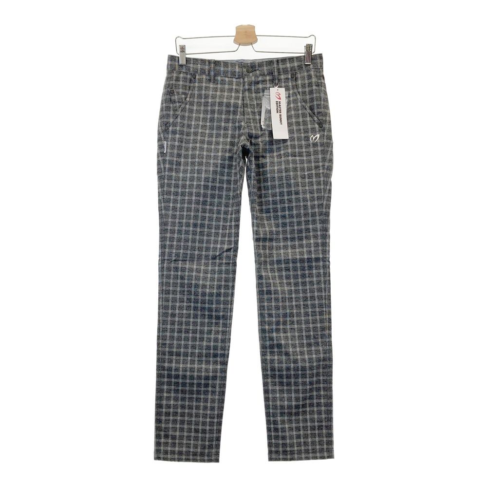 サイズ 3 MASTER BUNNY EDITION マスターバニーエディション 蓄熱 ストレッチパンツ チェック柄 グレー系 240101523814 ゴルフウェア メンズ ストスト