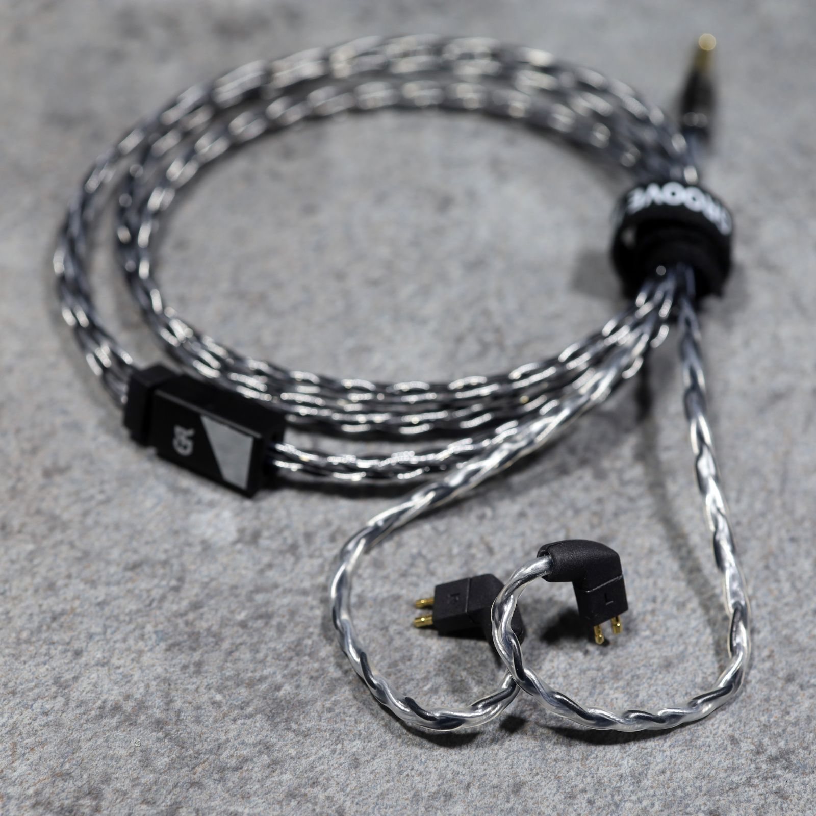 確認 GROOVE AUDIO - Gemini FitEar用リケーブル 銀メッキ銅線+OFC 8芯 ケーブル