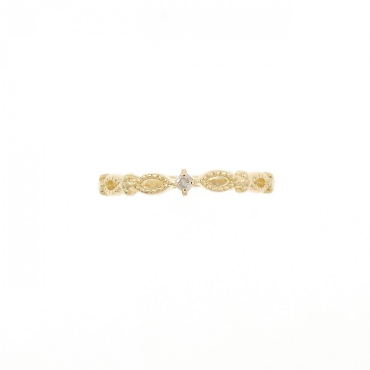 シエナ ロゼ ダイヤモンド ピンキー リング 0.01CT