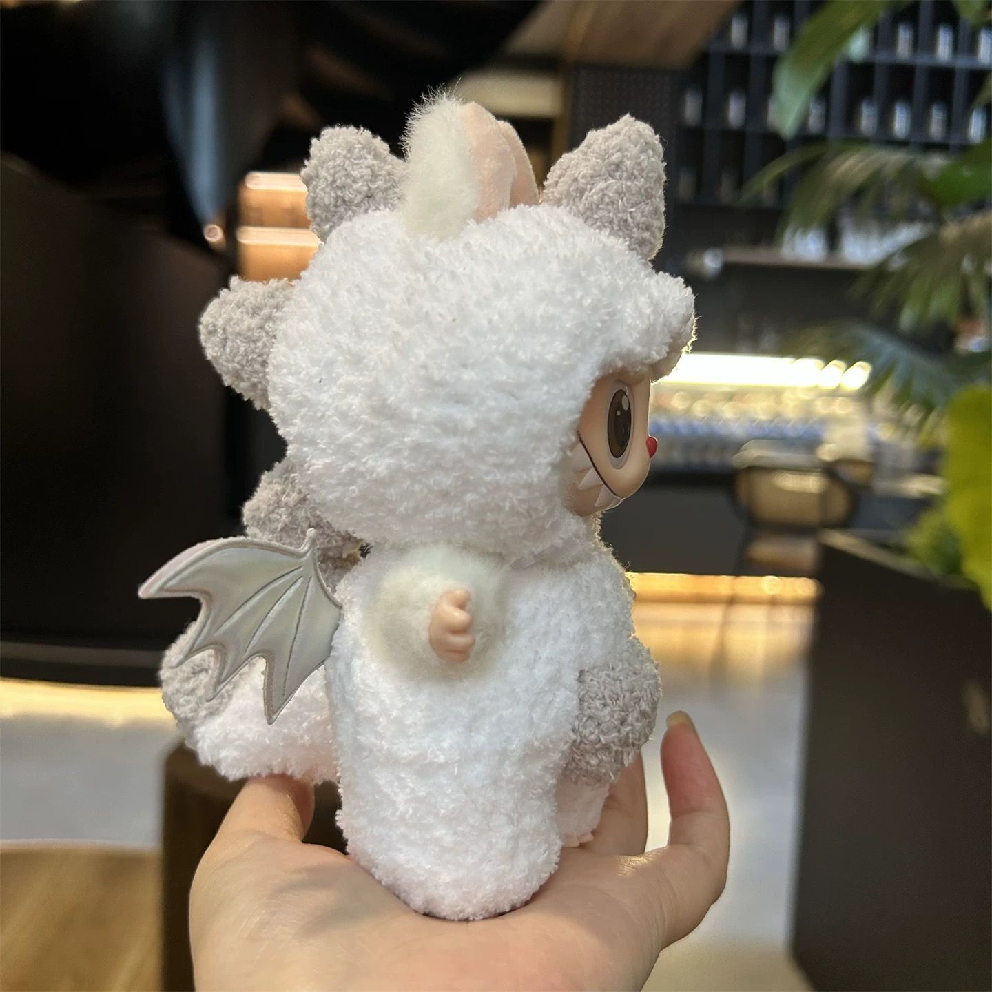 新品 恐竜仮装 ワンピースlabubuラブブぬいぐるみ服17cm着せ替え着ぐるみ 新品2点セット ワンピースlabubuラブブぬいぐるみ服17cm着せ替え