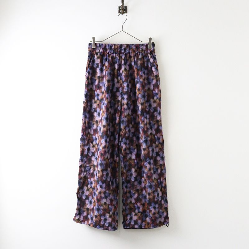 2025SS アデュートリステス ADIEU TRISTESSE リバティプリントイージーパンツ ｜パープル系 マルチ ボトムス 総柄 2400014636222