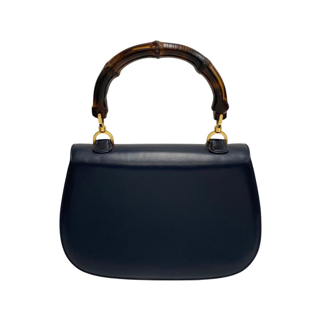 極 美品 GUCCI グッチ オールドグッチ ヴィンテージ バンブー カーフ 