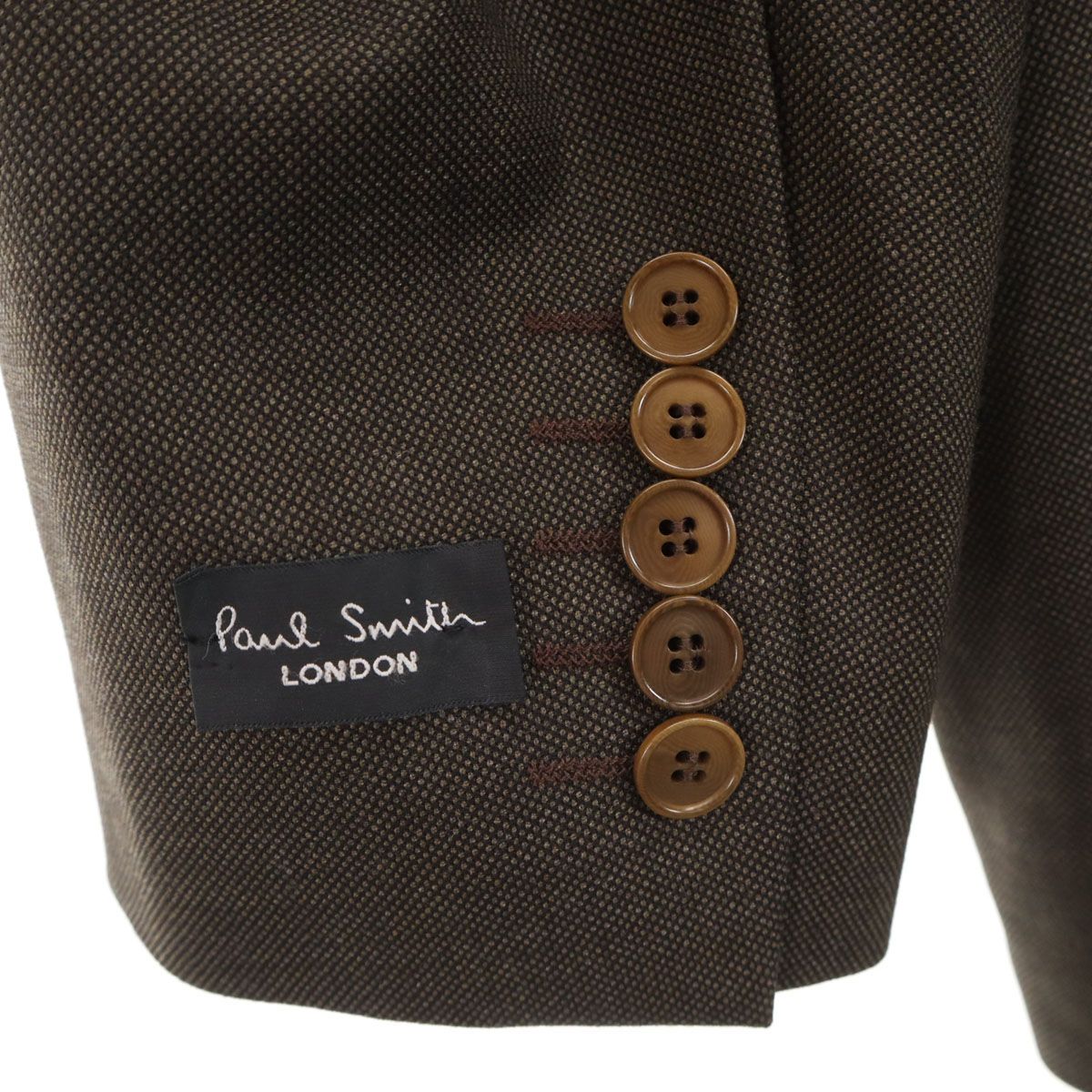 美品 Paul Smith LONDON ポールスミスロンドン ポルトガル製 スーツ
