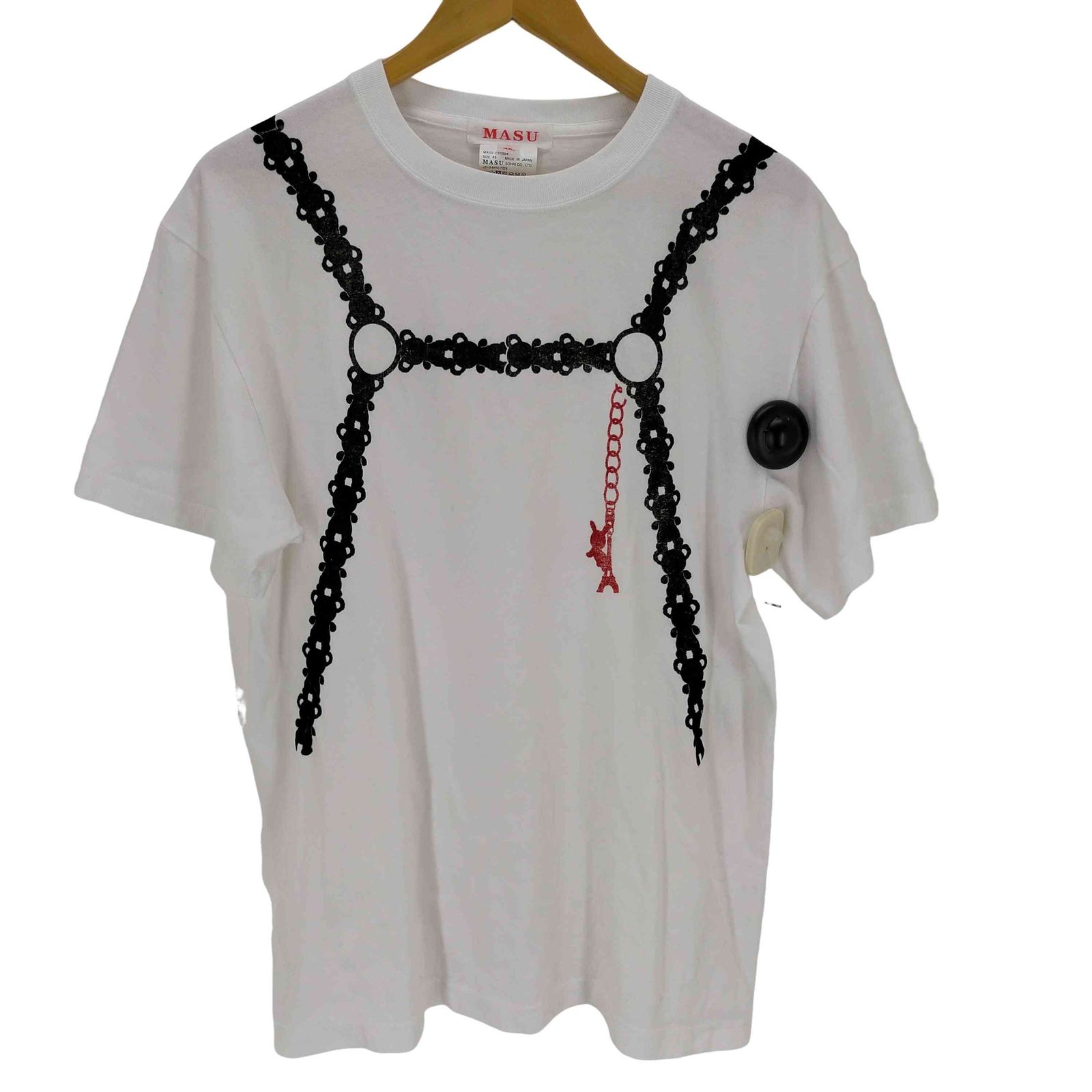 エムエーエスユー MASU FLOCKY DOLL HARNESS T-SHIRT メンズ EUR：46