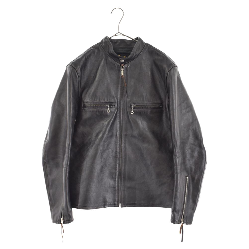 B-McCOY'S ビーマッコイズ　シングルレザー ライダースジャケット　36㌅ 中古・古着通販】B-McCOY'S (ビーマッコイズ) ライダース