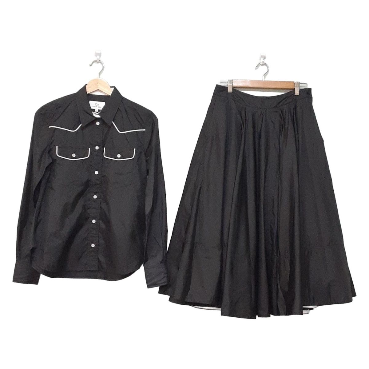 CalvinKlein カルバンクライン スカートセットアップ レディース - 黒