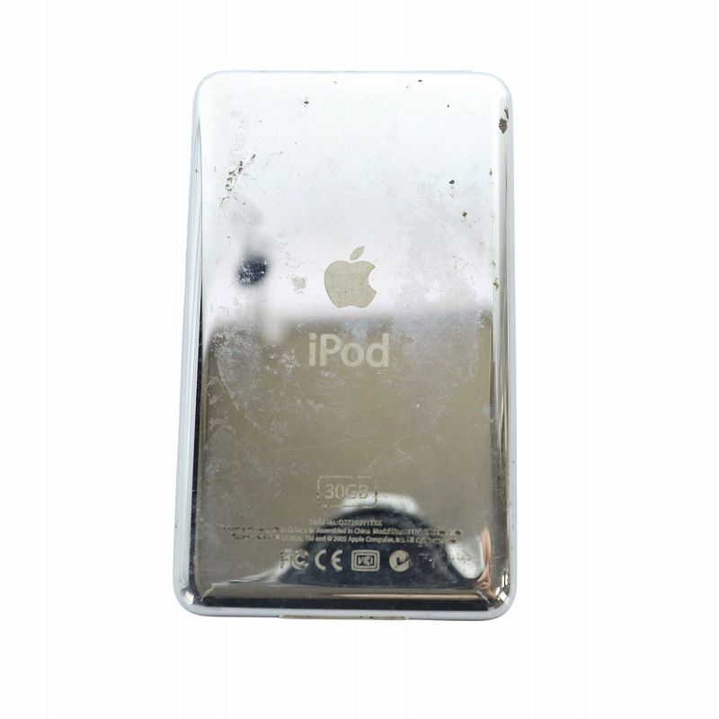 f191】Appleアップル iPod A1136 第5世代 30GB ブラック 音楽再生