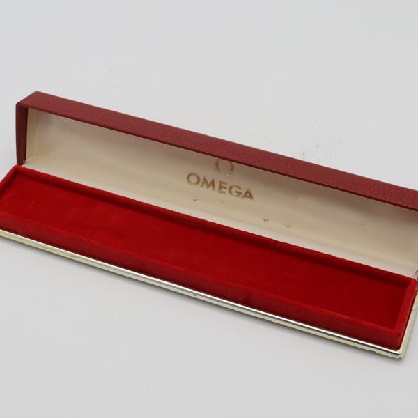 オメガ 空箱 腕時計用 アンティーク ヴィンテージ 赤/レッド メンズ