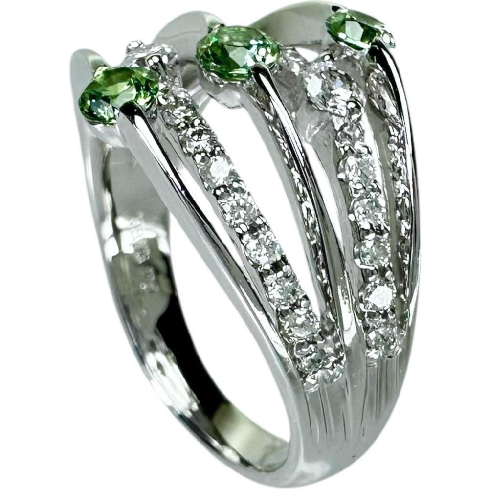 値下　ダイヤ デマントイドガーネットリング　11.5号 値下ダイヤ デマントイドガーネットリング11.5号