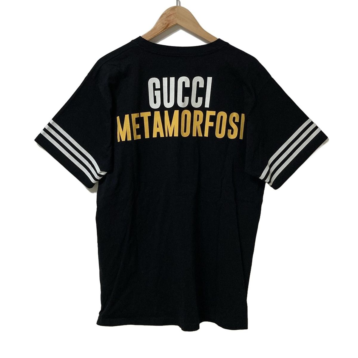 GUCCI ★ Tシャツ 半袖 GUCCI(グッチ) 半袖Tシャツ サイズL メンズ - 616036 XJEXC 黒