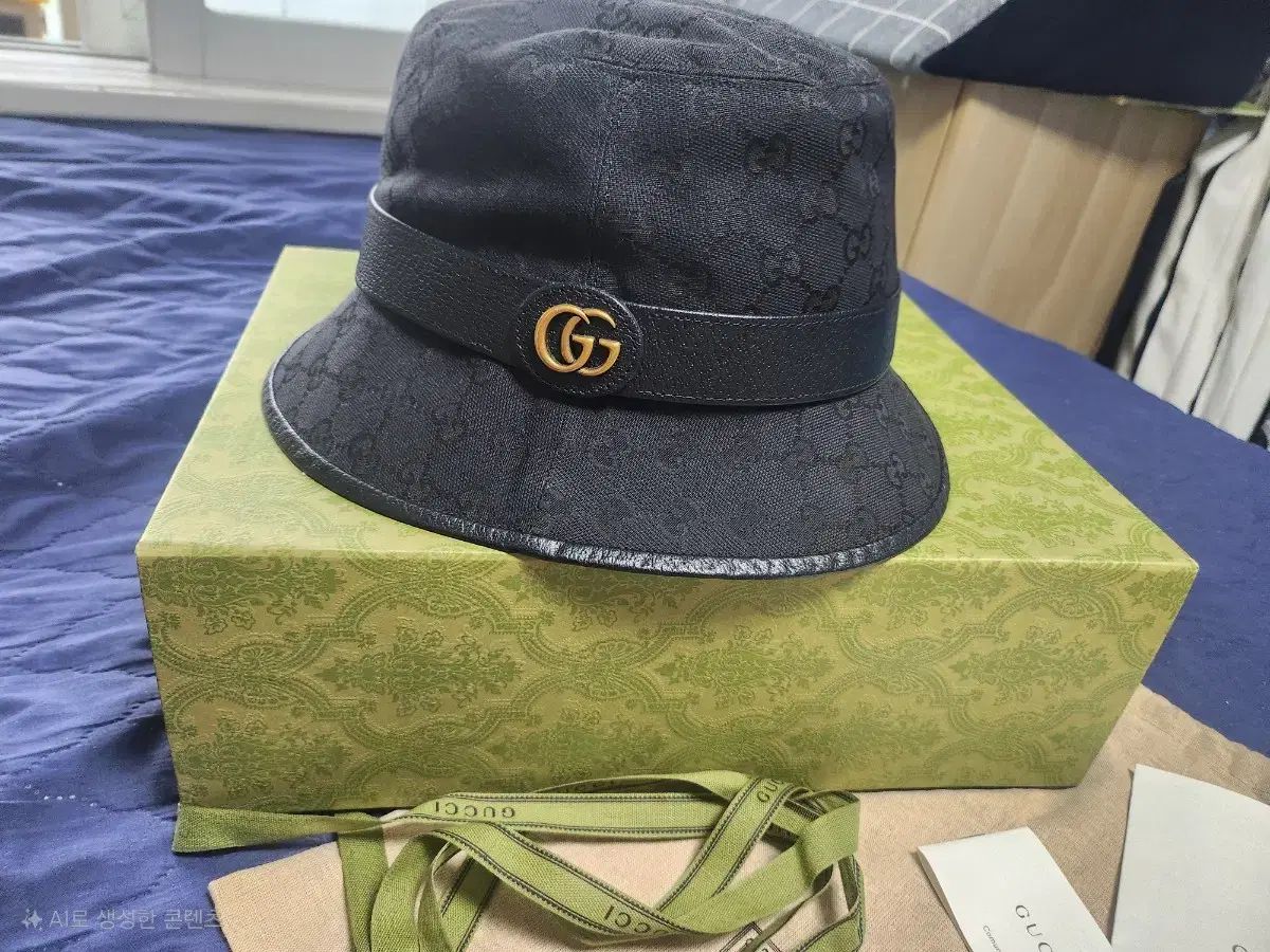 グッチ GG ロゴ ブラック バケットハット