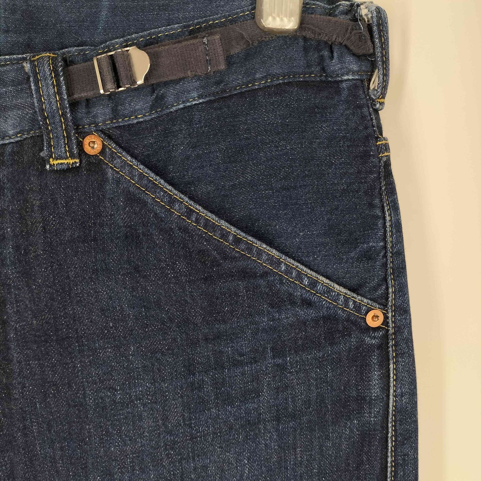 GANRYU セルビッチ デニム サルエルパンツ S FUMITO GANRYU 公式オンラインストア限定の サルエルのデニム