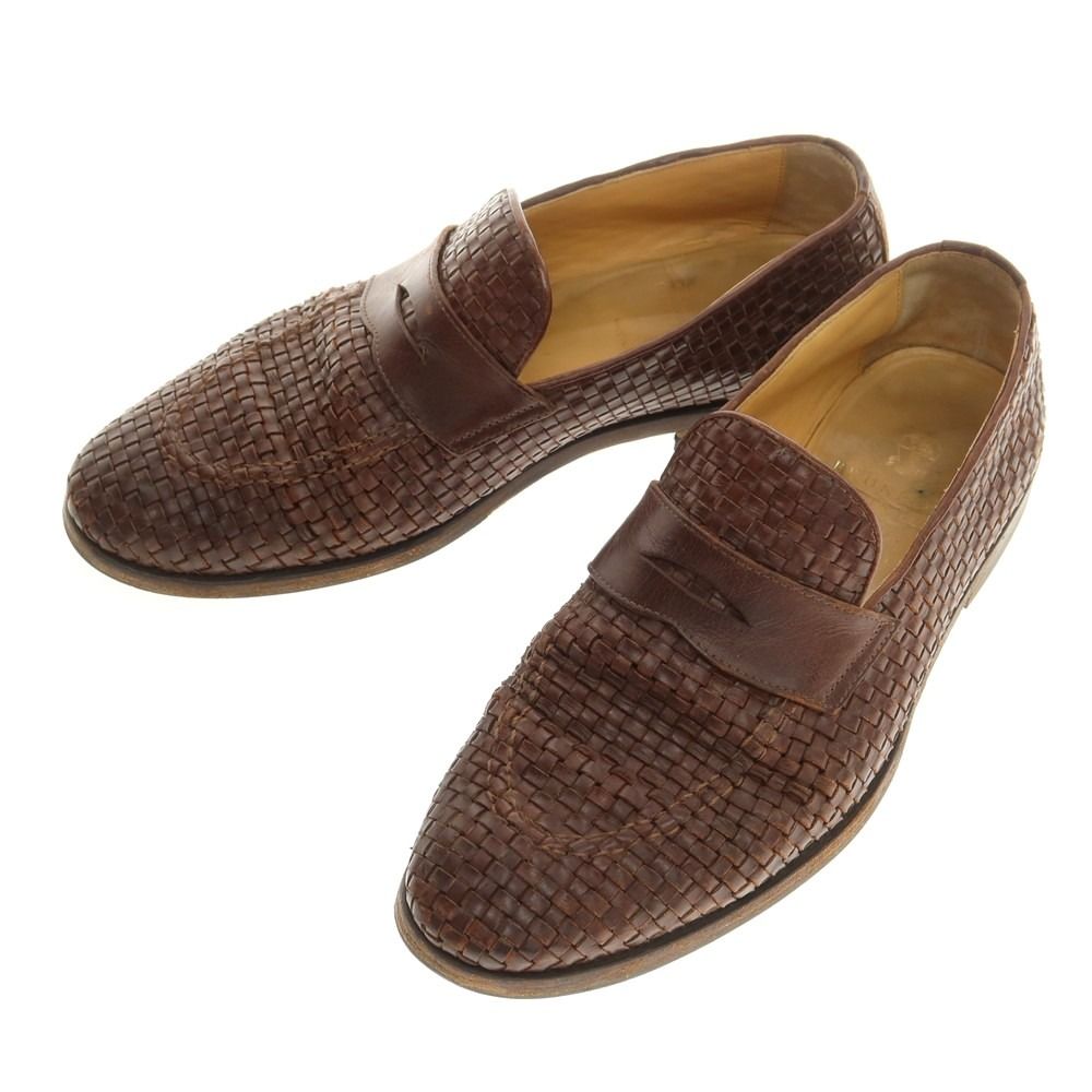 中古】ブルネロクチネリ Brunello Cucinelli イントレチャートレザー