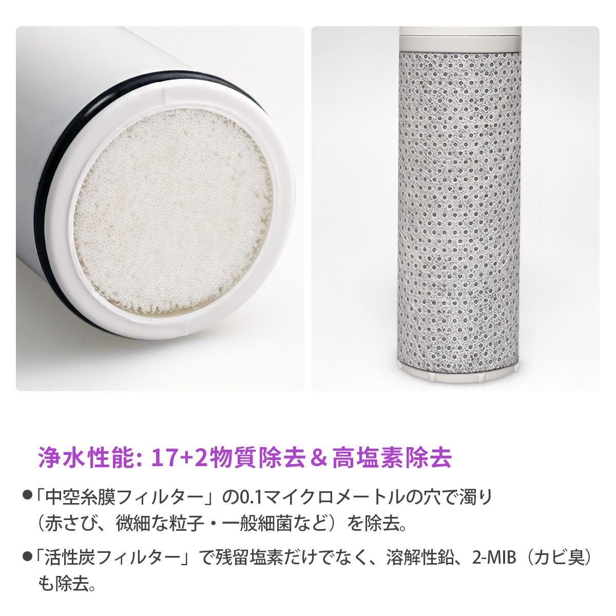 【新品】高性能標準キッチン浄水栓用浄水カートリッジ HSC17023 ３本入り 桧家住宅 標準キッチン浄水栓用】浄水フィルターカートリッジ