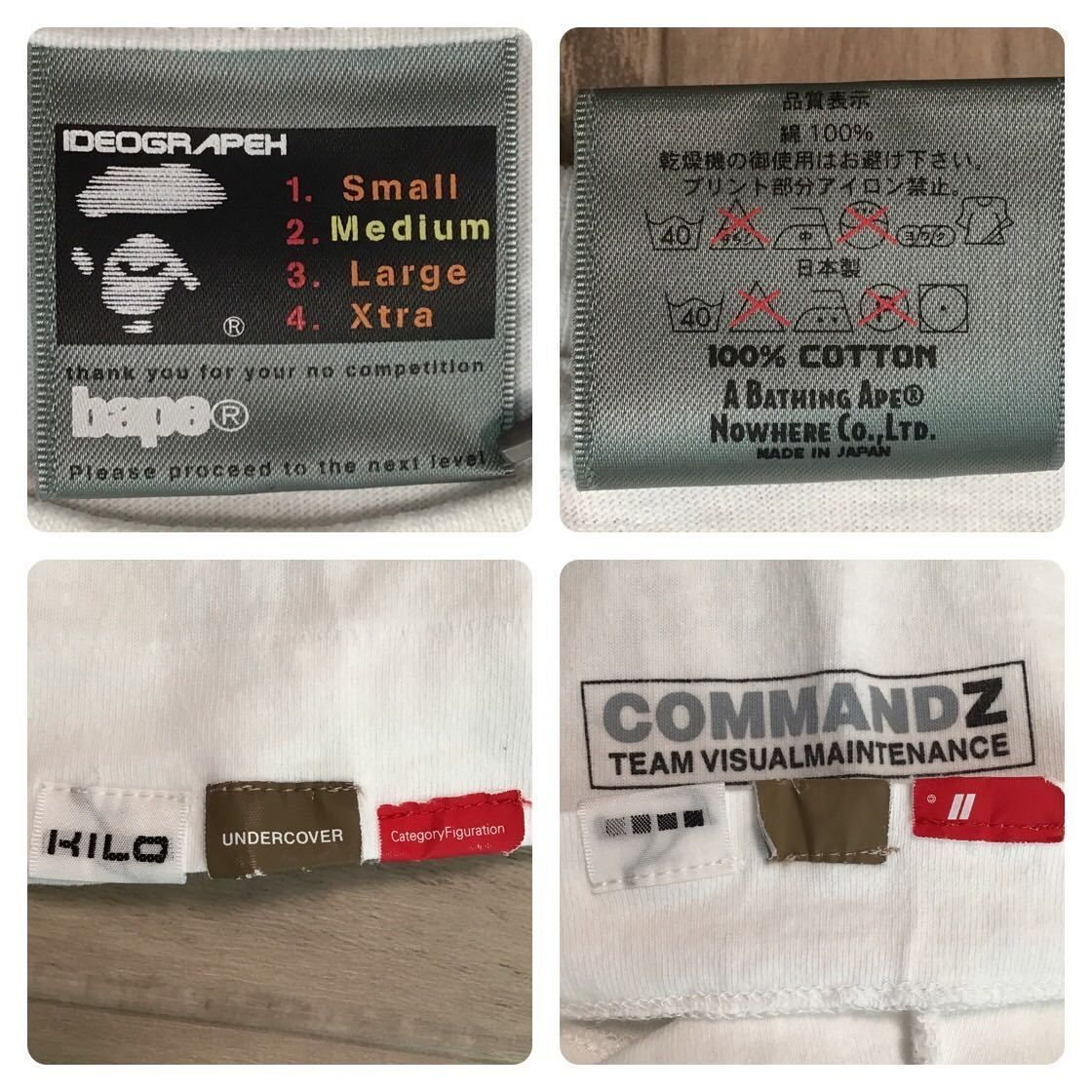 BAPE COMMAND Z Tシャツ ☆サイン入り☆ command z Tシャツ Mサイズ a bathing ape BAPE