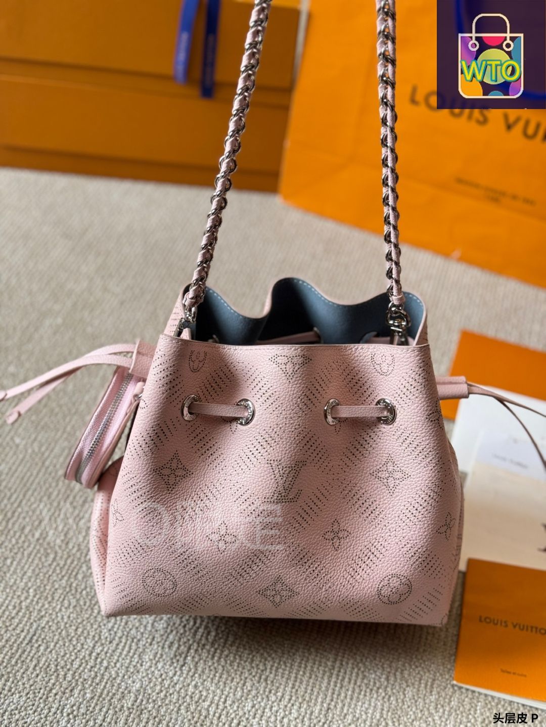 ルイヴィトン BELLA バケットバッグ カーフスキン 今日特価】Louis Vuitton High Version Bella Bucket Bag / ルイ
