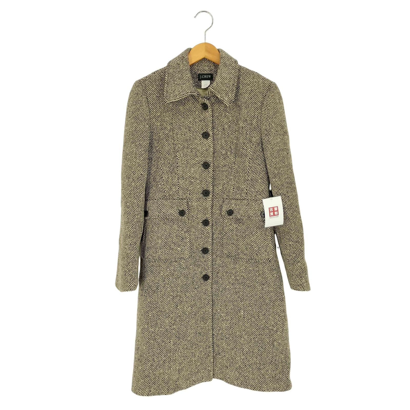 ステンカラーコート ジェイクルー J.CREW ステンカラーコート 巨人タグ