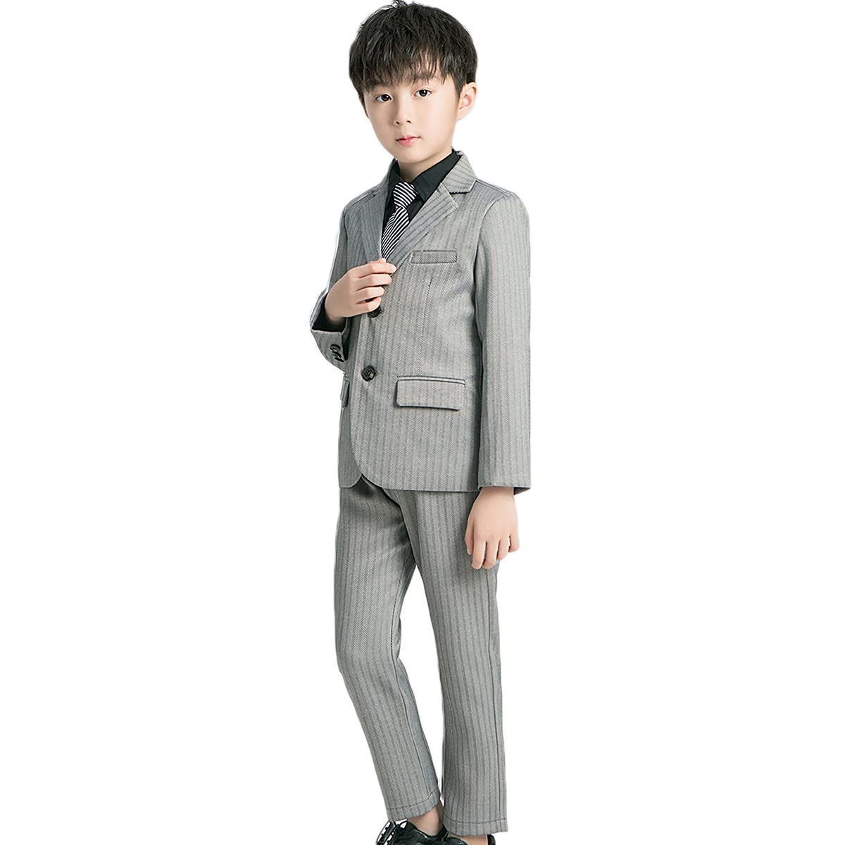 男児スーツ グレー 165 BOYCOOT フォーマル 美品