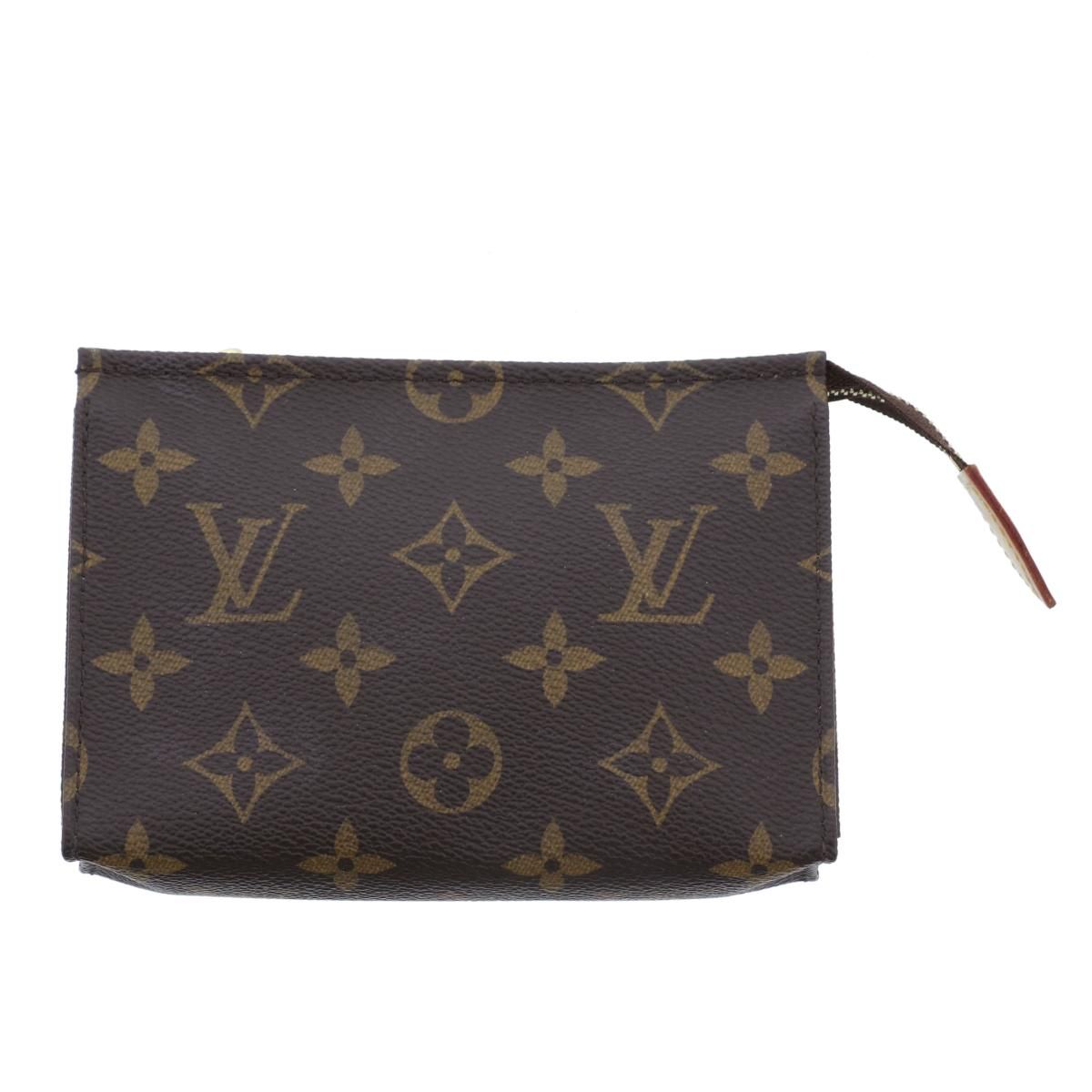 【中古】 LOUIS VUITTON （ルイヴィトン） ﾎﾟｯｼｭ･ﾄﾜﾚｯﾄ15 バッグ セカンドバッグ/ポーチ/クラッチ モノグラム ブラウン Monogram Brown M47546 used:AB