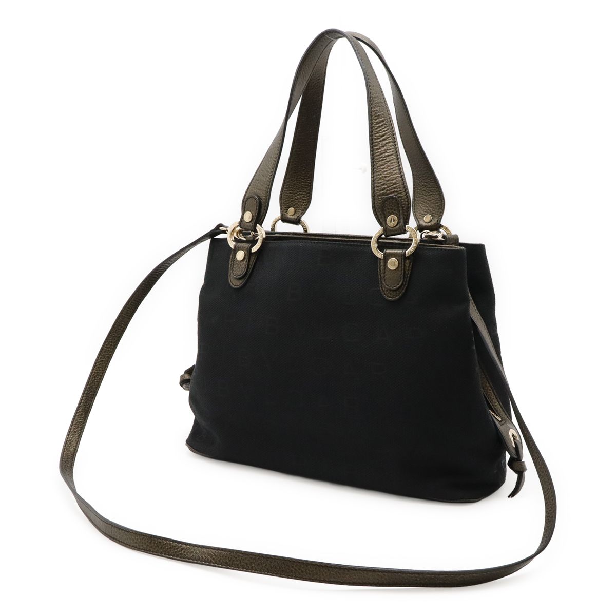 BVLGARI ブルガリ マキシレッタレ ロゴマニア ハンドバッグ 2WAY