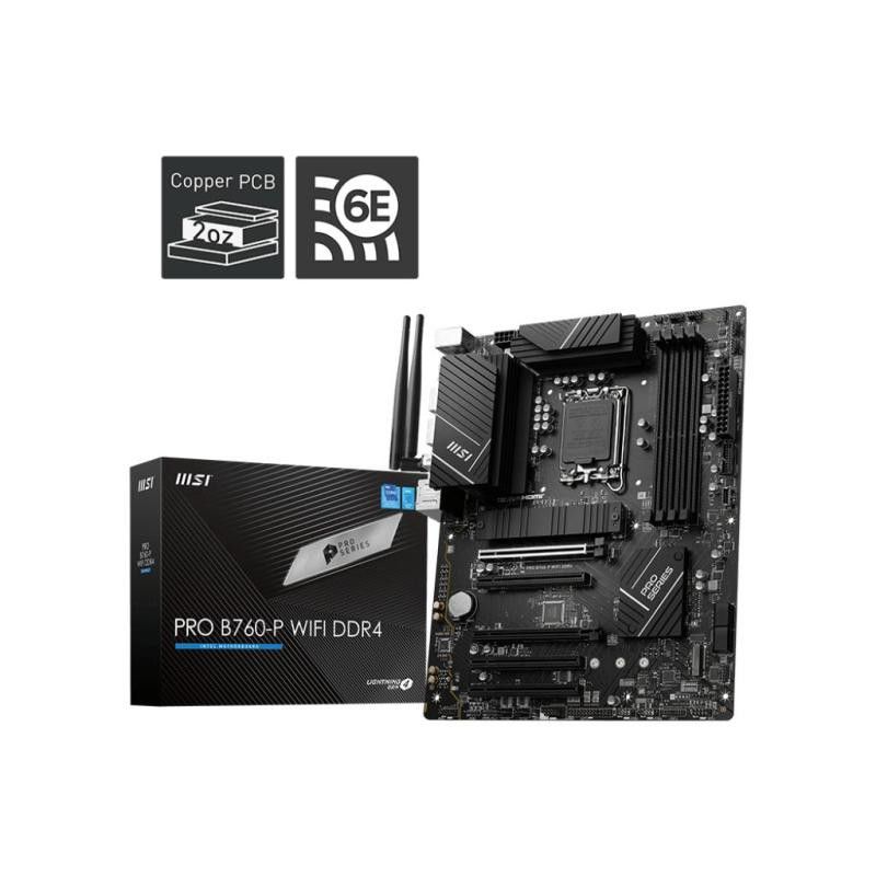 MSI PRO B760-P WIFI DDR4 マザーボード LGA 1700 マイクロ ATX