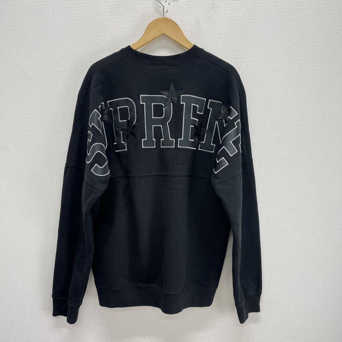 Supreme シュプリーム 20SS STARS CREWNECK スター ワッペンロゴ 