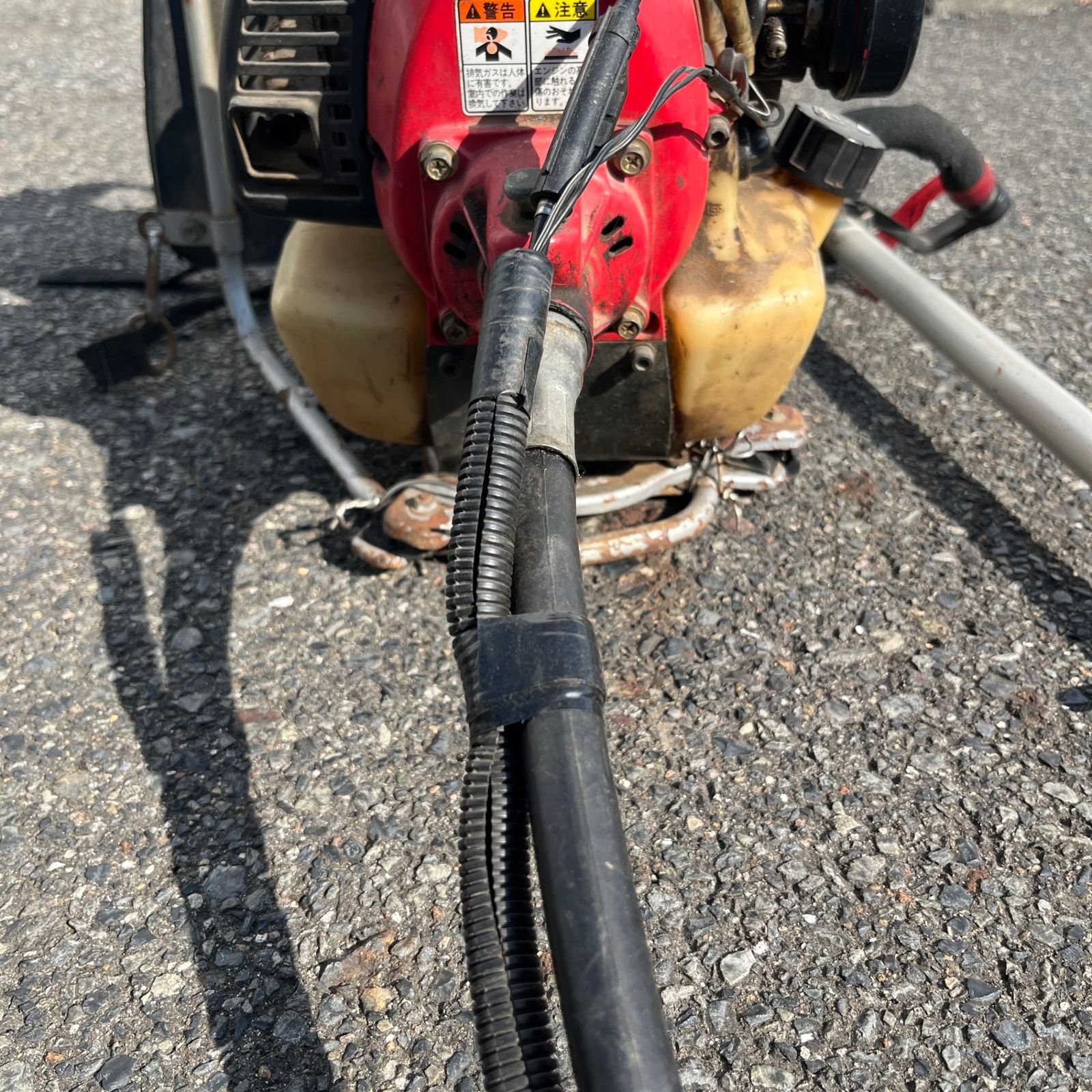 店頭引取限定丸山 背負い式草刈機 刈払機 MBS2630 エンジン 動作確認  