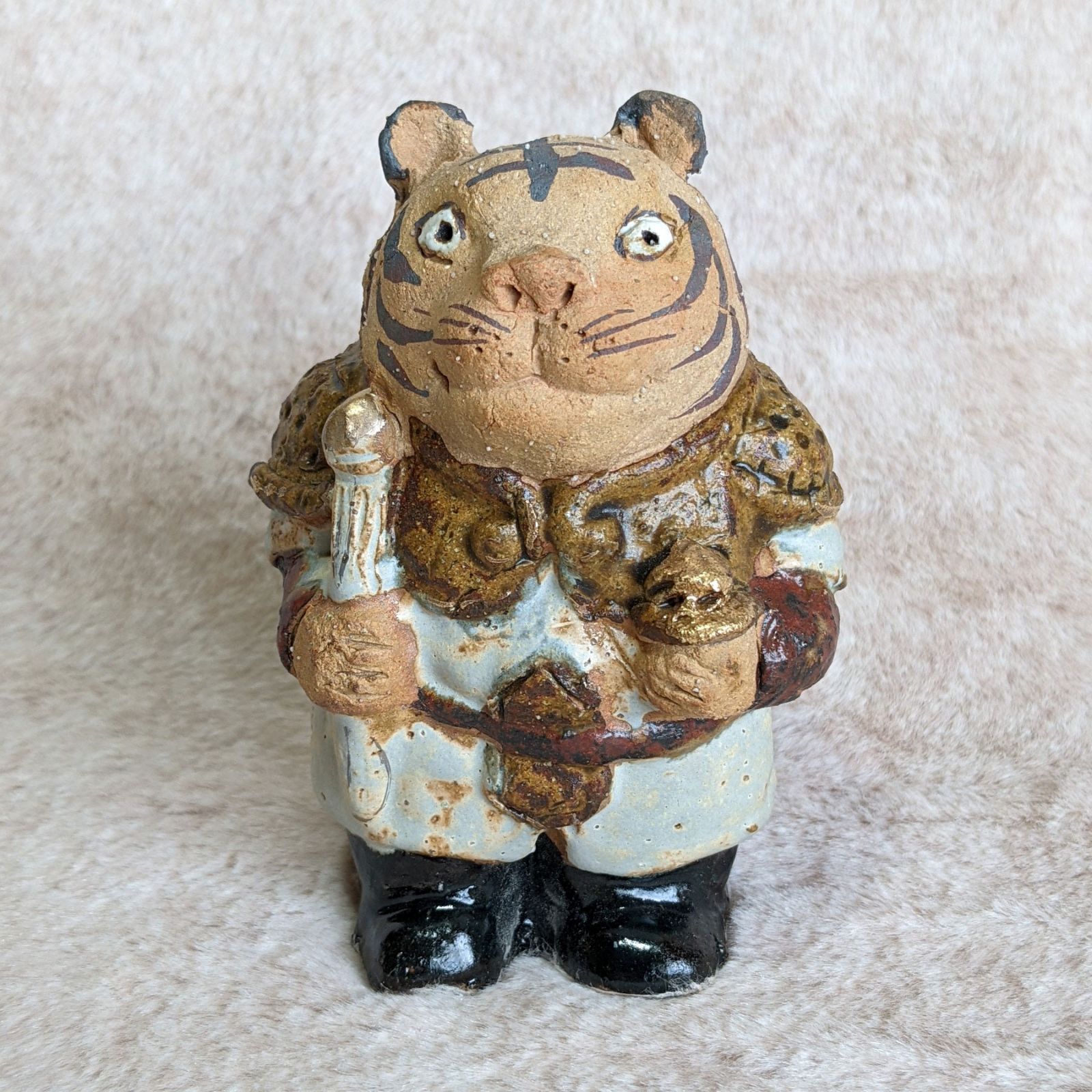 ささきようこさん陶人形 ヘビ姫様 巳年　トラの毘沙門天 寅年 七福神 ささきようこさん作 陶人形 ヘビ姫様 巳年 - メルカリ