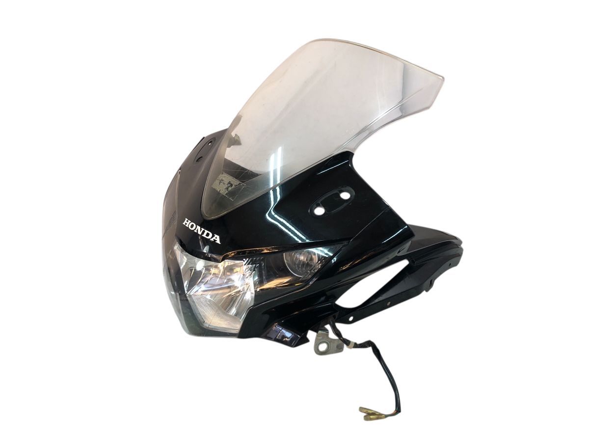 HONDA CBR125R JC50 アッパーカウル スクリーン ヘッドライト セット 点灯OK 補修 ＯＨベースにも 2781-M6823