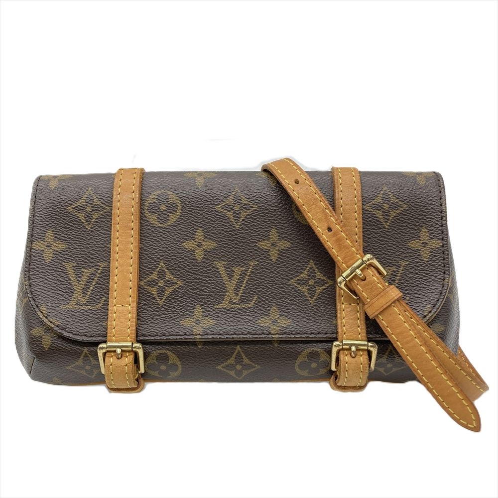 【美品】Louis Vuitton ショルダーバッグ ブラウン ルイヴィトン ショルダーバッグ レディース モノグラム リバース