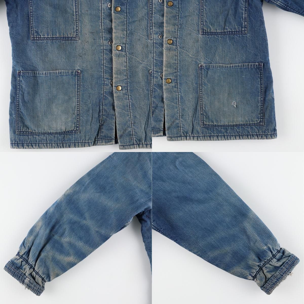 古着 70年代 カーターズ Carter's デニムカバーオール メンズXL