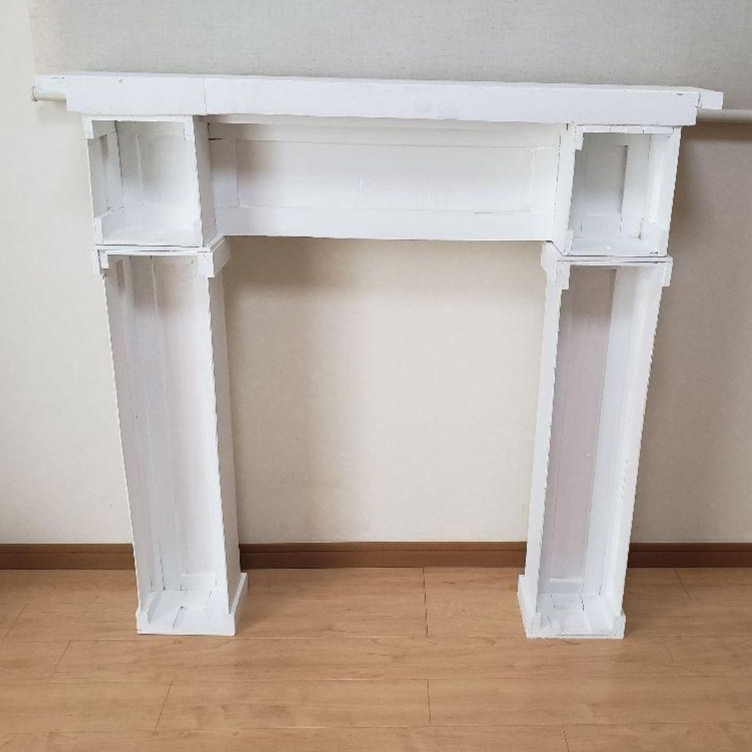 マントルピース フレンチアンティーク グレー 組み立て式 新生活を彩る