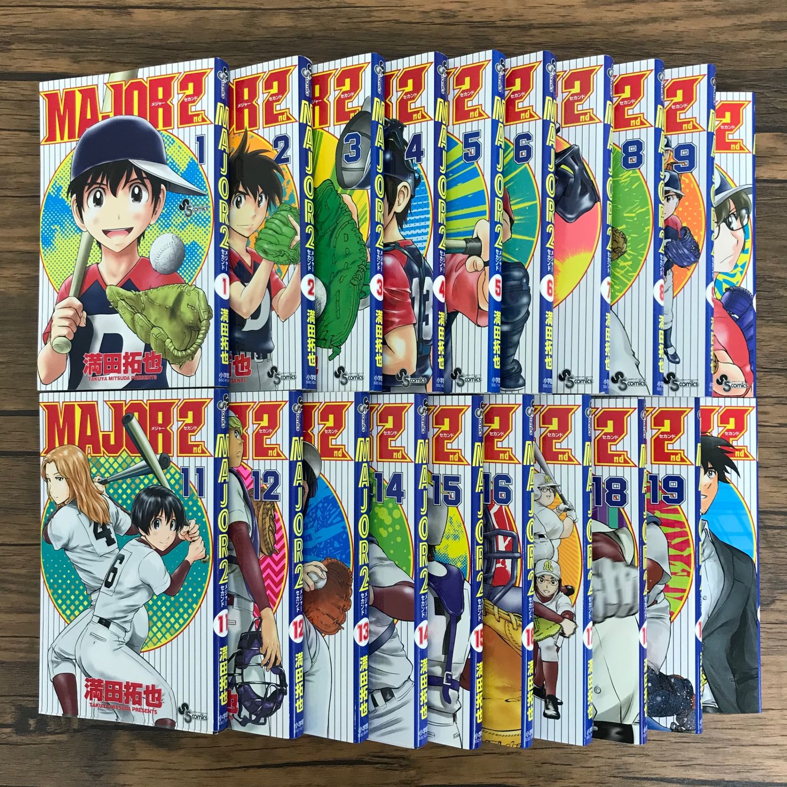 【全巻初版本】MAJOR 2nd(メジャーセカンド)1〜29巻全巻セット ☘️【無料追跡配送】メジャーセカンド MAJOR 2nd 全巻(1-29巻