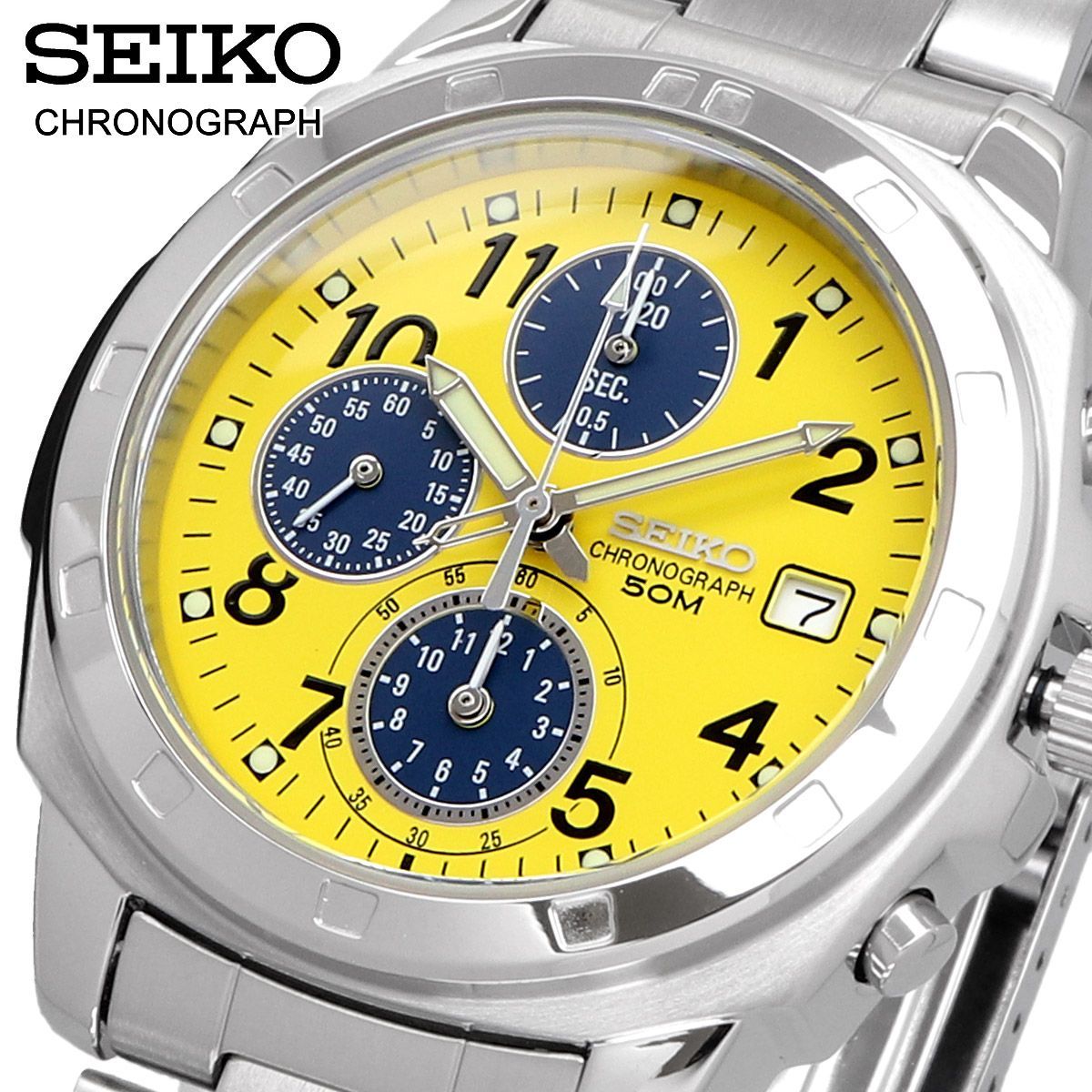 新品 未使用 時計 SEIKO 腕時計 セイコー 国内正規 クォーツ 1/20秒 