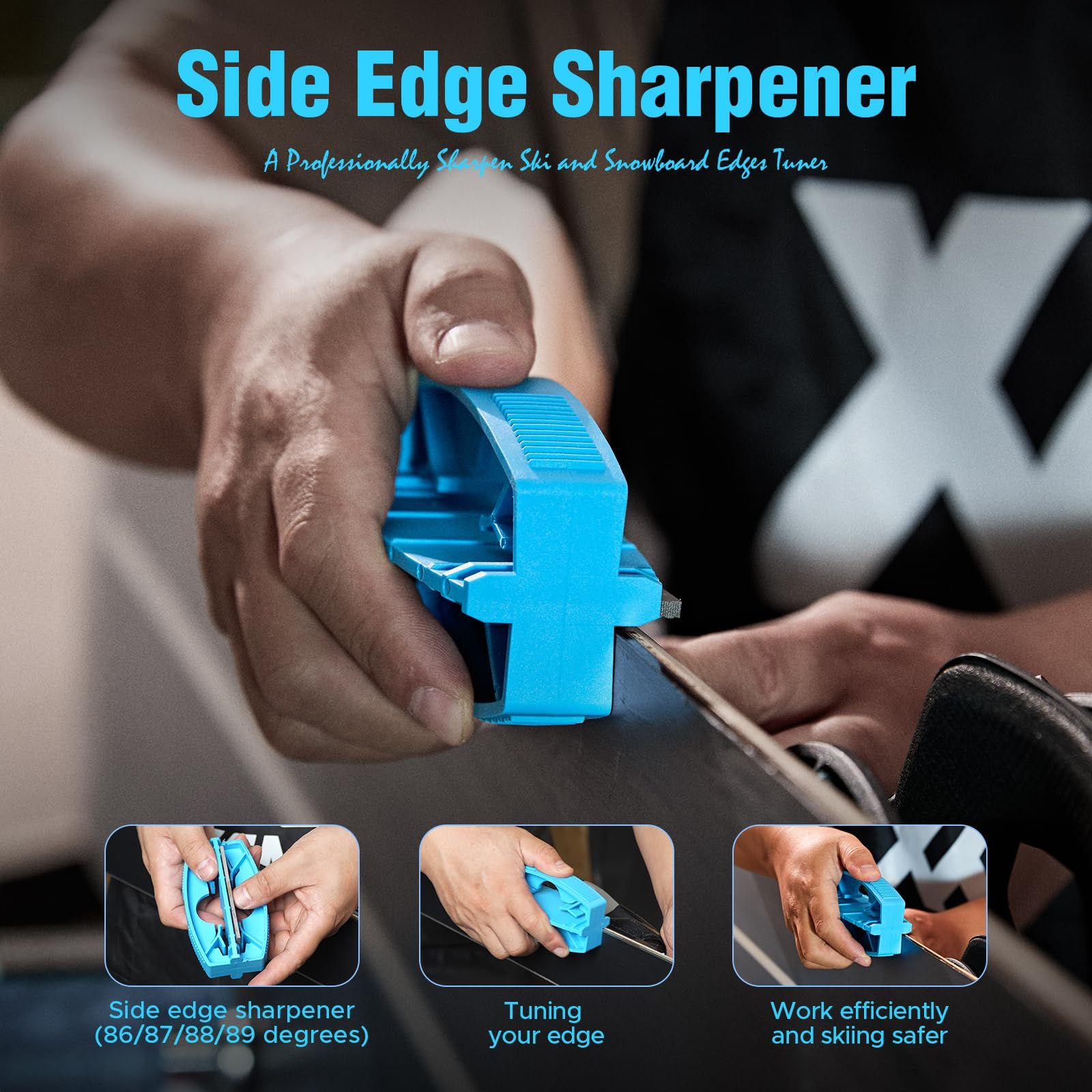 XCMAN スキー スノーボード ＆ワクシングキット ワクシングアイロン ユニバーサルワックス エッジチューナー ブラシ ワックススクレーパー Ptex付き WHITEMONARCHHOTEL_COM