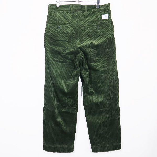 WTAPS ダブルタップス 19AW TUCK 02/TROUSERS. COTTON.CORDUROY 192TQDT-PTM03 タック02  トラウザーズ コットン コーデュロイ パンツ ボトムス オリーブ - メルカリ