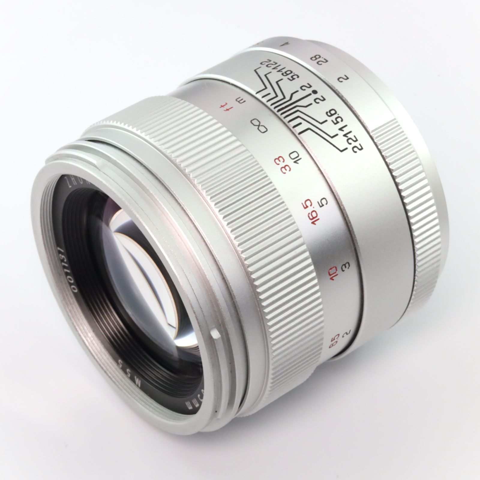 ニコンFマウント 中一光学 CREATOR 85mm F2.0 単焦点レンズ シルバー (AM1566) - レンズ(単焦点)