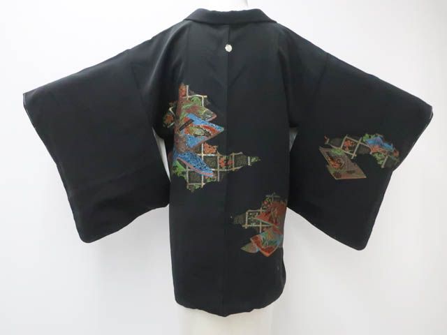 婦人物　羽織り　紋付　正絹　松の模様 楽天市場】羽織 黒紋付（レディースファッション）の通販