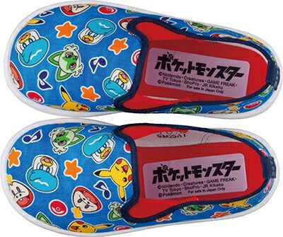 ASAHI アサヒシューズ ポケモン P111 BL 15 KC35531 BLK | 15cm 靴 シューズ スニーカー スリッポン 上履き 子ども用 ジュニア キッズ 子供 キャラクター ファッション小物 オールシーズン 幼稚園 かわ