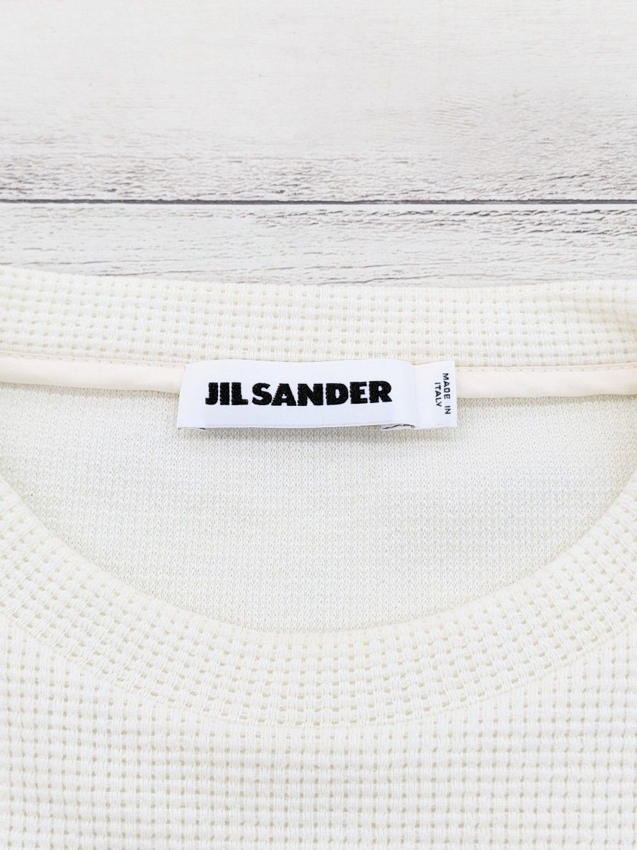 美品 JIL SANDER ジルサンダー カットソー 半袖 サーマル ワッフル 