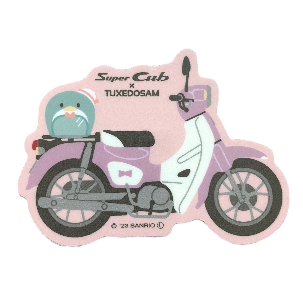 ☆はぴだんぶい×Super Cub☆ダイカットステッカー☆タキシードサム