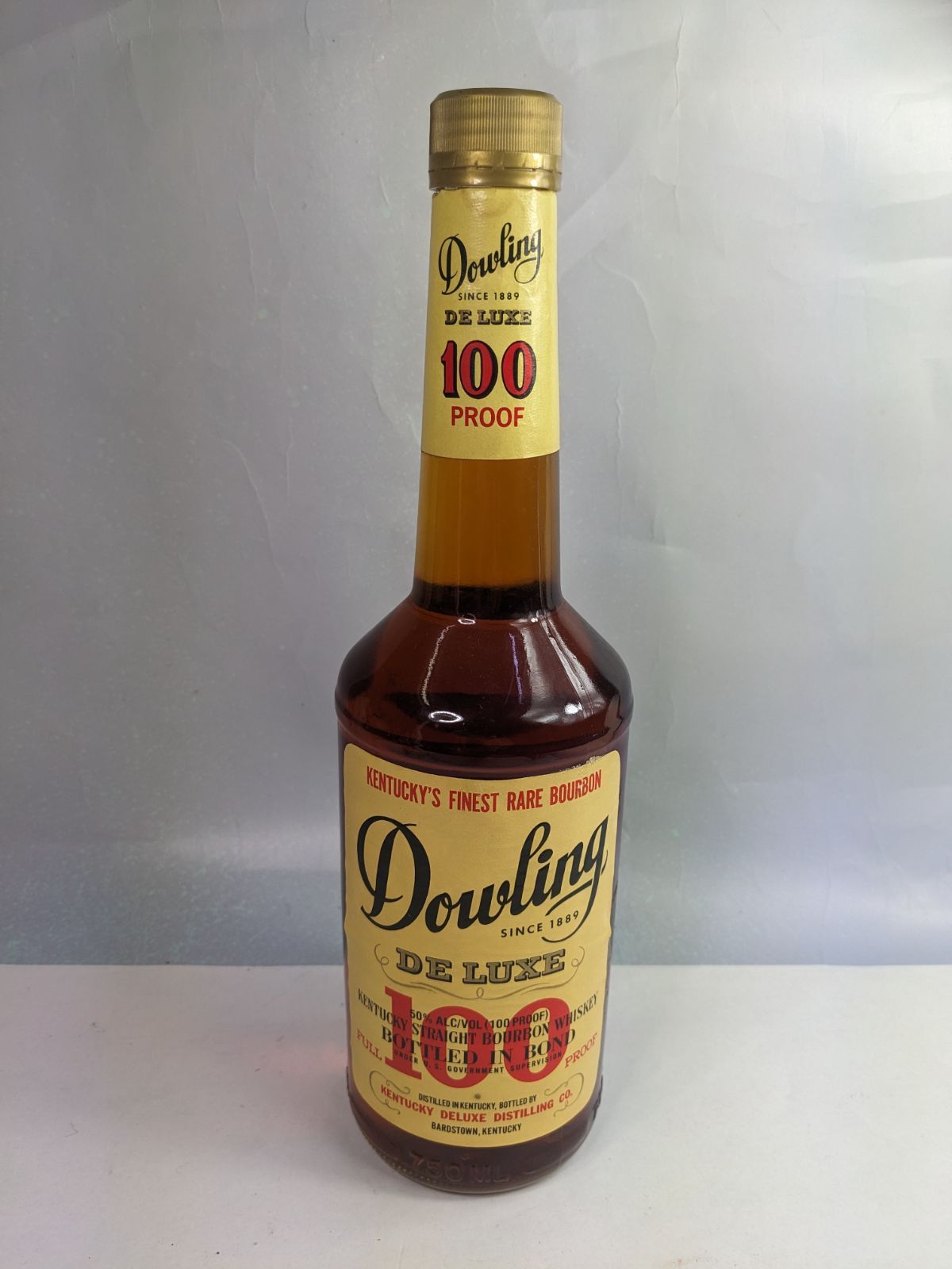 Dowling De Luxe 100 プルーフ バーボンウイスキー古酒
